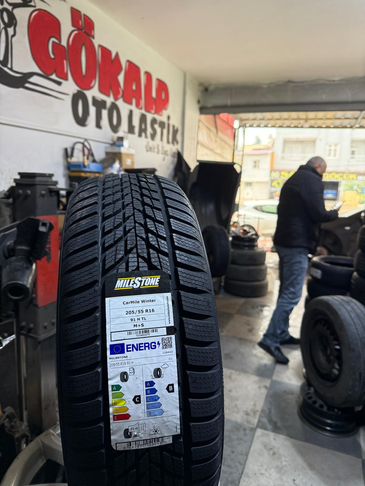 Milestone kış lastiği 205/55R16 Gökalp Lastikçilik Mersin